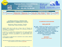 Tablet Screenshot of noe-immobilier.com